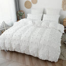 Axyaa Furball Double Bed Duvet Set - 220x240 King Size Bedding & Pillow Case