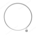 Axyaa LED Ring Table Lamp Dimmable Night Light for Home Hotel Decor