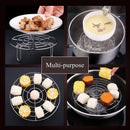 Axyaa Stainless Steel Steamer Pot with Dumplings, Eggs & Grill Stand - Multifunction Tableware
