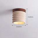Axyaa Natural Stone Lamps: Modern LED Ceiling Lights for Wabi Sabi Decor