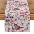 Axyaa Floral Table Runner for Kitchen Dining Decor
