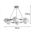Axyaa Modern LED Pendant Chandeliers for Living Room and Dining Room Lighting