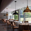 Axyaa Metal Pendant Light Industrial E27 Nordic Style for Kitchen Bar Dining Room
