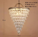 Axyaa Luxury Crystal Chandelier - European Villa Style