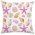 Axyaa Ocean Starfish Shell Cushion Cover - Soft Pillowcase for Living Room Sofa
