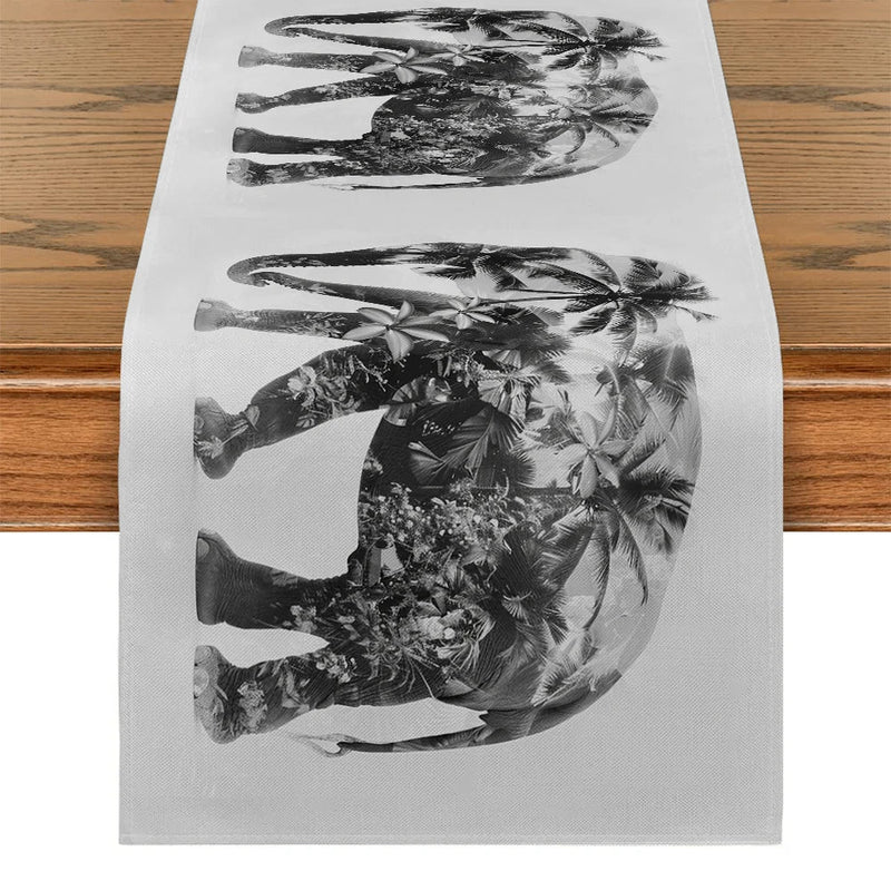 Axyaa Forest Table Runner for Home Dining Decoration