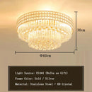 Axyaa Crystal Ceiling Lighting for Luxury Spaces