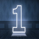 Light-Up Neon Number Signs by Axyaa with Dimmer - USB Powered