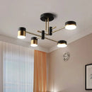 Axyaa Nordic Spider Jewel Chandelier Black Pendant Light LED