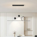 Axyaa Nordic Black/White 120cm LED Pendant Chandelier for Dining Room & Kitchen