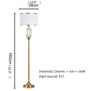 Axyaa Modern LED Ceramic Floor Lamp for Home Living Room Décor
