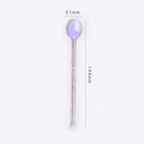Axyaa Glass Dinnerware Spoon Set - Long Handle Kitchen Accessories