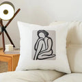 Axyaa Velvet Sofa Pillow Case Soft Fluffy Cushion Cover Modern Simple Style