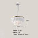 Axyaa Nordic Feather Pendant Chandelier for Home Decor Lighting