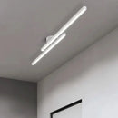 Axyaa Black Gold LED Ceiling Light 60/80cm Modern Living Room Bedroom Decor Lighting