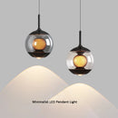 Axyaa 3D Glass Pendant Night Chandelier for Bedroom Living Dining Hallway Home Decor