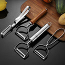 Axyaa Stainless Steel Multi-Function Vegetable Fruit Peeler Slicer Grater Cutter