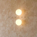 Axyaa Glass Ball White Wall Sconce for Home Bathroom Living Room Bedroom Decor