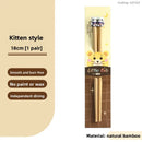 Axyaa Kids' Bamboo Training Chopsticks, Ages 6-12