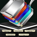 Axyaa Stainless Steel Tamagoyaki Omelette Pan Non-stick Skillet Pot