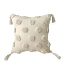 Axyaa Embroidered Geometry Tassel Pillow Cover for Stylish Home Decor