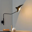 Axyaa Black Spider Serge Mouille Ceiling Lamp for Bedroom Hotel Living Room
