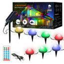 Axyaa RGBW LED String Lights: Festive Outdoor Decor with Remote Control