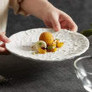 Axyaa High-Grade Ceramic Steak Plate Set for Elegant Dining Experience