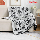 Axyaa Deer Plush Knitted Blanket | Multi-Purpose Sofa & Air Conditioner Blanket