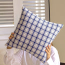 Axyaa Christmas Plain Sofa Pillowcase Cojines Double-Sided Throw Cushion Cover