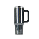 Axyaa 40oz Tumbler with Handle & Straw - Double Wall Vacuum Insulated Stainless Steel Cup