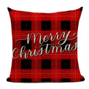Linen Christmas Cushion Covers for Couch Living Room - Axyaa Glam Décor