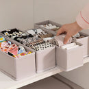 Axyaa Underwear Socks Storage Box Drawer Organizer for Bedroom Wardrobe