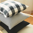 Axyaa Black White Checkered Cushion Cover Nodic Style Pillowcase Sofa Decor 30x50cm/45x45cm