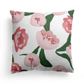 Axyaa Grid Flower Cushion Cover Orange Lemon Pillow Cover Home Decor Sofa Cushions