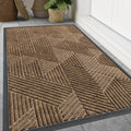 Axyaa Rubber Entrance Doormats: Non-slip Heavy Duty Outdoor Mats