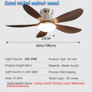 Axyaa Small Ceiling Fan Light Remote Control for Living Room