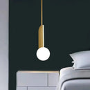 Axyaa Nordic Glass Ball Pendant Lamp, Elegant Bedroom Home Decor Lighting