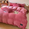 Axyaa Velvet Duvet Cover Set - Warm & Cozy Bedding for Twin Queen King