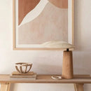 Axyaa Wooden Art Table Lamp | Vintage Retro Design for Living Room, Bedroom, Study