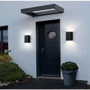 Axyaa Waterproof Dual-Head LED Wall Sconces Aluminum Indoor/Outdoor Lighting
