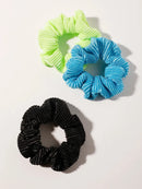 Axyaa Large Soft Hair Scrunchies Elastic Hair Ties Ponytail Holders