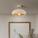 Axyaa LED Ceiling Pendant Light: Elegant Wabi Sabi Chandelier for Home Decor