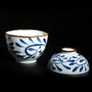 Axya Hand-painted Ceramic Stew Pot with Lid - Kitchen Tableware Soup Bowl