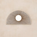 Axyaa Wabi Sabi Style Fan Wall Light for Living Room Bedroom Decor