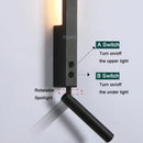 Axyaa Modern LED Wall Light with Spotlights