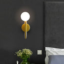 Axya Nordic Glass Ball Wall Lamps for Dining Living Bedroom LED Mirror Light
