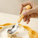 Axyaa Kids Cutlery Set: Stainless Steel Fork Spoon Chopstick Box Set