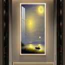 Axyaa Light Luxury LED Landscape Mural Lamp for Grand Entrance Decoration