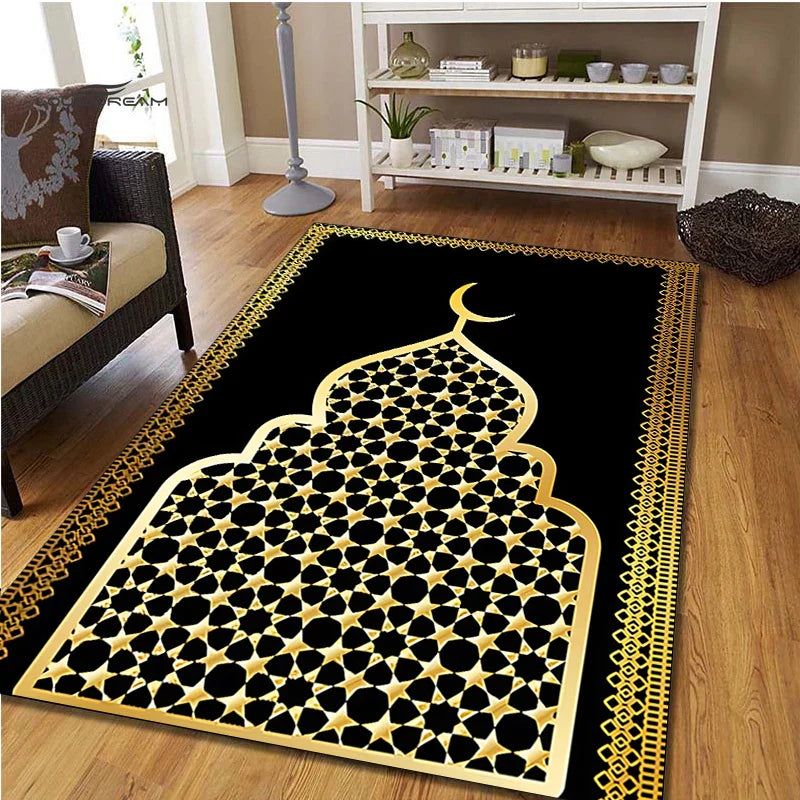 Axyaa Muslim Prayer Non-slip Carpet Room Mat for Kitchen Bathroom Floor